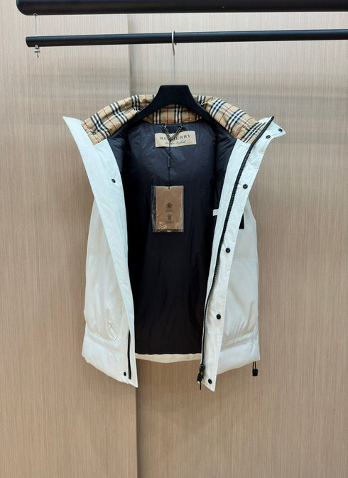 Burberry Hooded Padded Down Vest