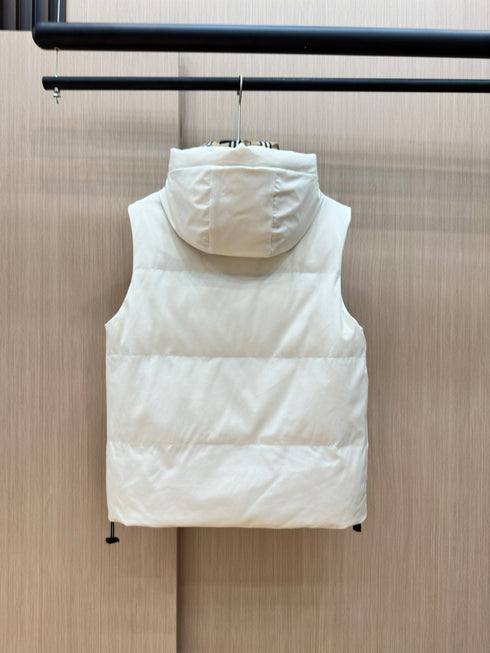 Burberry Hooded Padded Down Vest