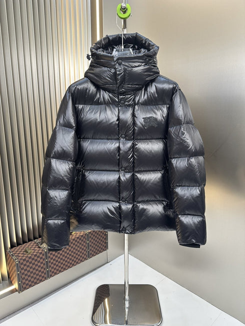 Burberry Hooded Equestrian Knight Puffer Jacket