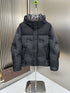 Burberry Charcoal Grey Hooded Quilted Puffer Jacket