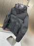 Burberry Charcoal Grey Hooded Quilted Puffer Jacket