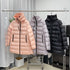 Moncler Women's Hooded Quilted Long Down Coat