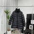 Moncler Women's Hooded Quilted Long Down Coat