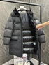 Moncler Bosona Black Long Hooded Down Coat