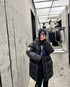 Moncler Bosona Black Long Hooded Down Coat
