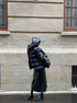 Moncler Maya 70 High-Shine Hooded Puffer Coat