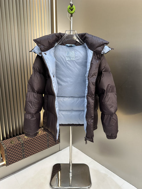 Moncler Convertible-Sleeve Hooded Puffer Coat