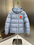 Moncler Convertible-Sleeve Hooded Puffer Coat
