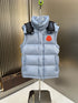Moncler Convertible-Sleeve Hooded Puffer Coat