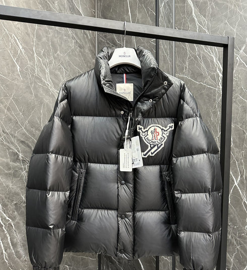 Moncler Pixel Ski Cartoon Patch Puffer Coat