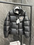 Moncler Pixel Skier Patch Short Down Coat
