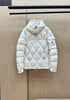 Moncler Diamond-Quilted Hooded Puffer Coat