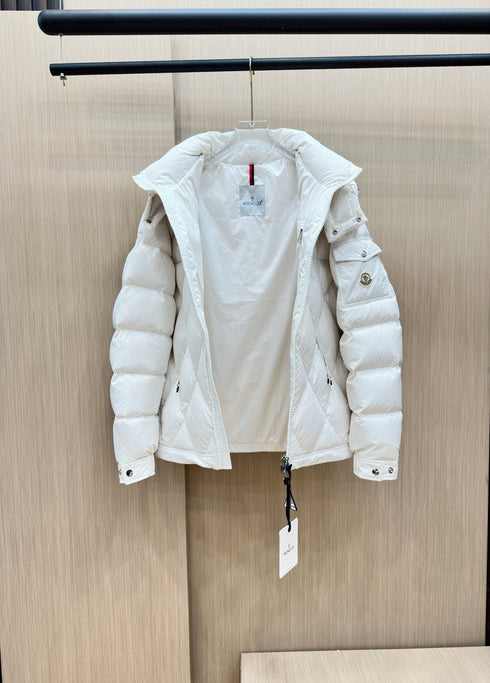 Moncler Diamond-Quilted Hooded Puffer Coat