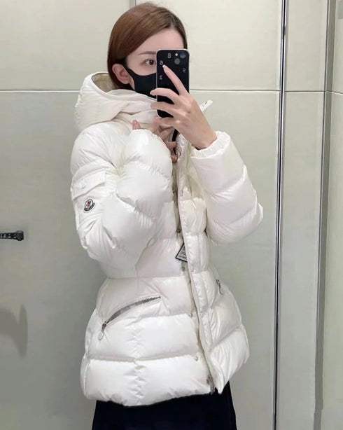 Moncler Hooded Quilted Puffer Coat