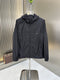 Prada Hooded Zip-Front Windbreaker