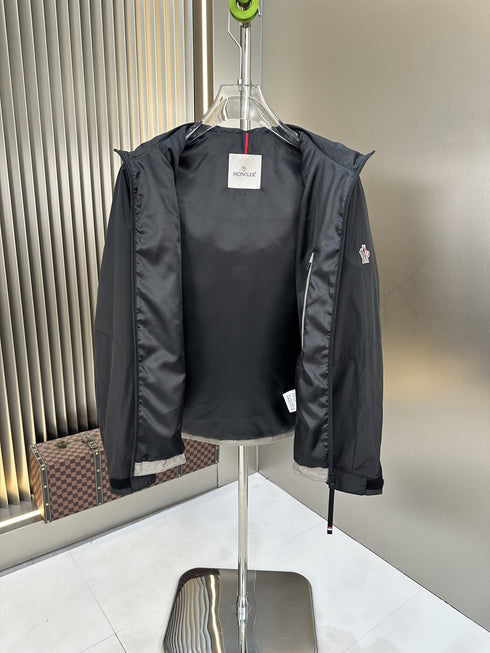 Moncler Color-Block Hooded Jacket