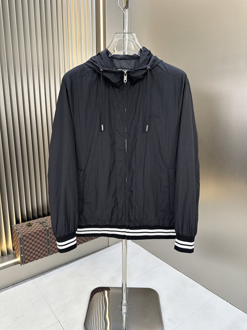 Zegna Hooded Full-Zip Windbreaker