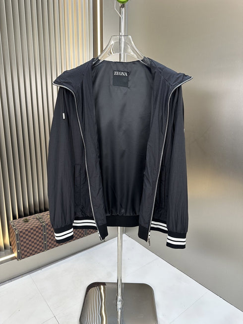Zegna Hooded Full-Zip Windbreaker
