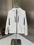 Moncler Hooded Contrast Panel Zip Jacket