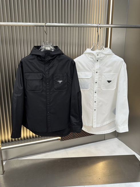 Prada Hooded Utility Jacket