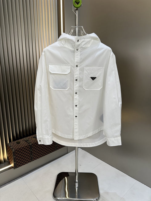 Prada Hooded Utility Jacket