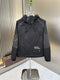 LV Hooded Zip-Front Jacket
