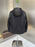 LV Hooded Zip-Front Jacket