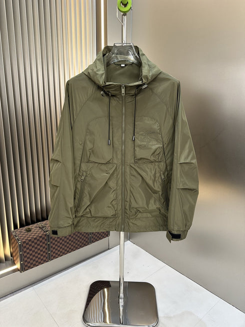 Burberry Hooded Utility Pocket Jacket