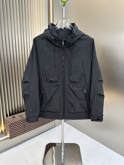 Burberry Hooded Utility Pocket Jacket