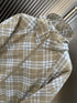 Burberry Beige Check Hooded Zip Jacket