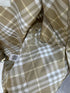 Burberry Beige Check Hooded Zip Jacket