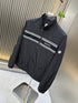 Gucci Chest Stripe Zip-Front Jacket