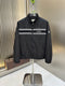 Gucci Chest Stripe Zip-Front Jacket