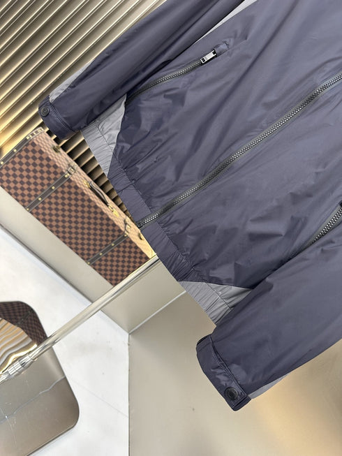 Valentino Color-Block Hooded Windbreaker