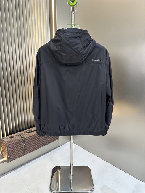 Moncler Hooded Zip-Front Jacket