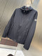 Moncler Hooded Zip-Front Jacket
