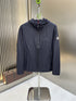 Moncler Hooded Zip-Front Jacket