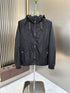 Fendi Tonal Geometric Hooded Full-Zip Jacket