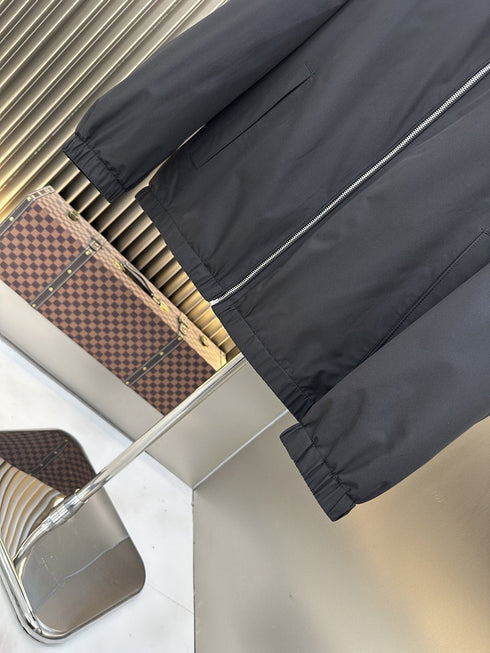 Zegna Hooded Zip-Front Jacket