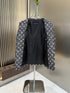 LV All-Over Monogram Button-Front Jacket