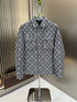 LV All-Over Monogram Button-Front Jacket