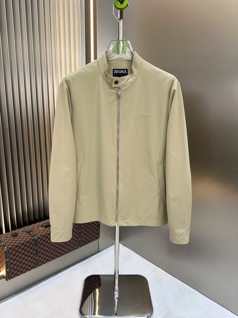 Zegna Stand-Collar Zip-Front Jacket