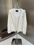 Prada Hooded Zip-Front Jacket