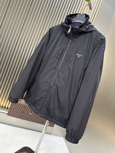Prada Hooded Zip Jacket