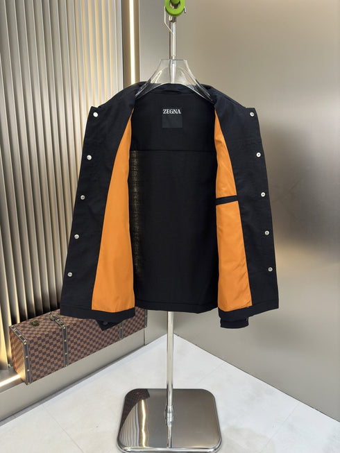 Zegna Lined Button-Front Jacket