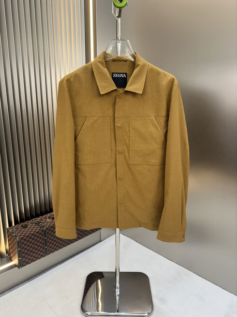 Zegna Lined Button-Front Jacket