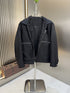 Prada Zip-Front Collared Jacket