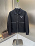 Prada Zip-Front Collared Jacket