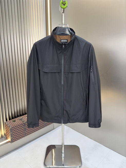 Zegna Zip-Front Utility Jacket