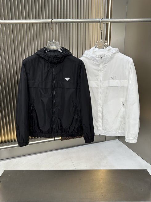 Prada Hooded Full-Zip Jacket
